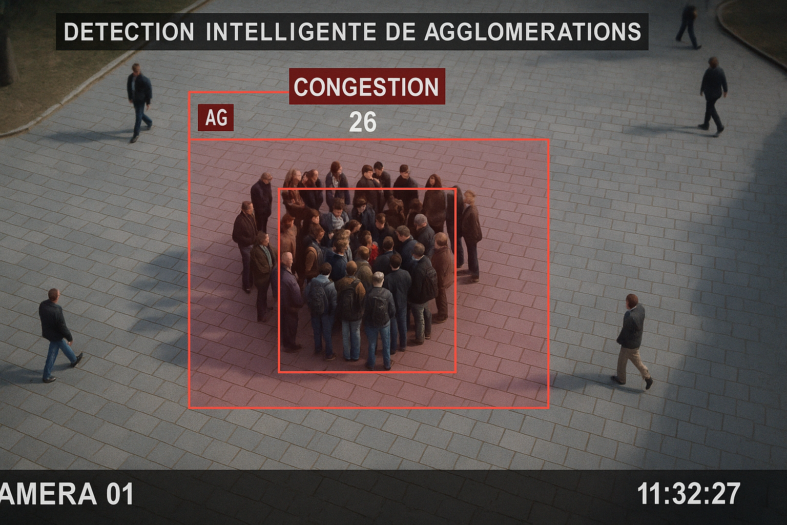 Detecção de Aglomeração: Prevenir e Proteger